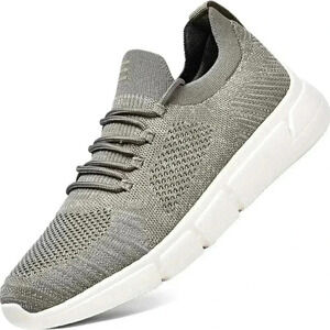 HUHV Tech Knit Recovery Lace-Up Lifestyle Walking and Athletic Shoe with HEALIUM